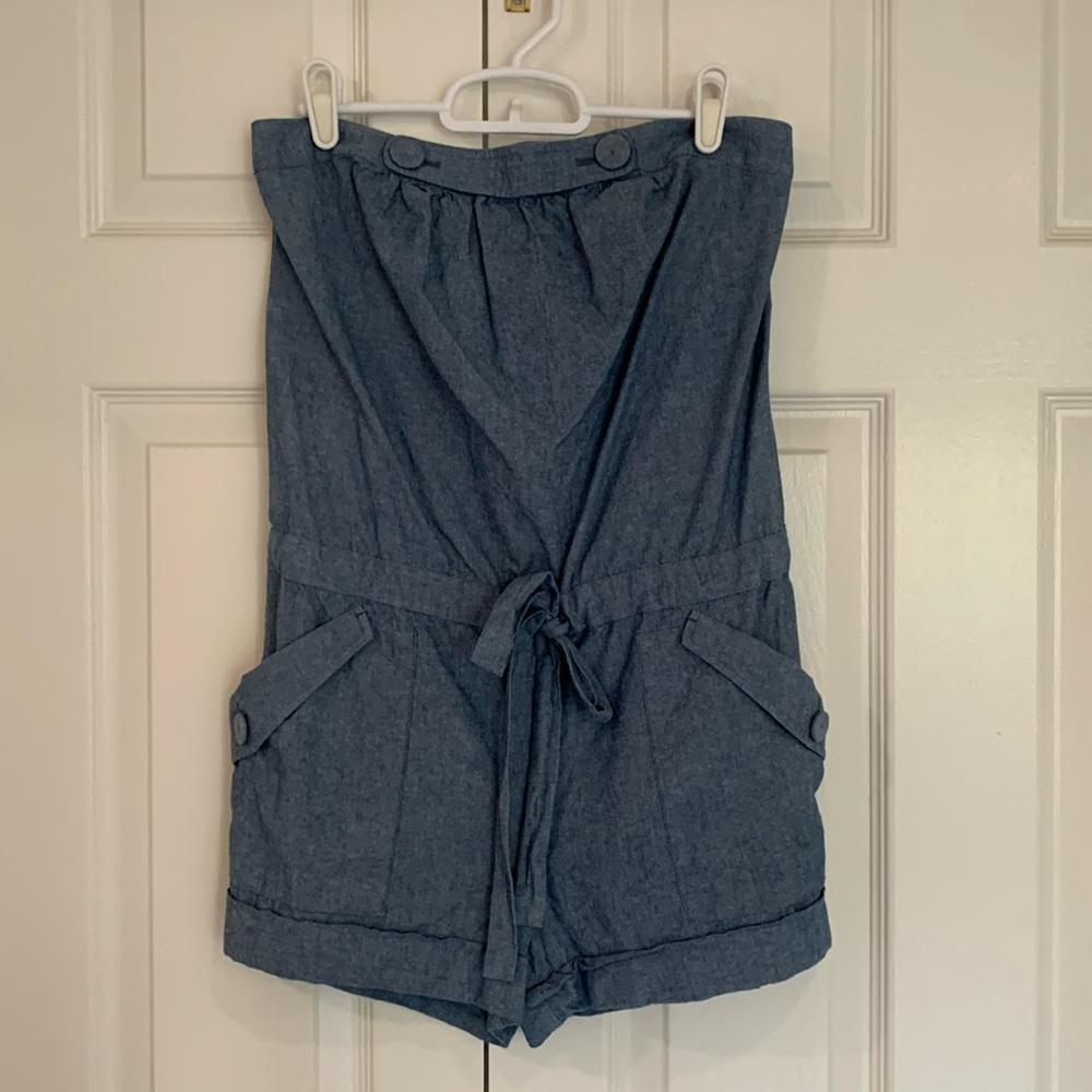 BCBG strapless romper